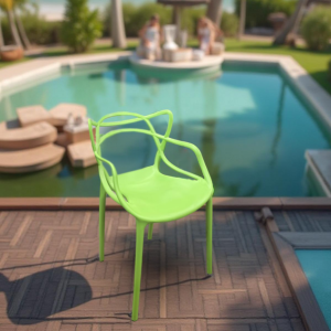 პლასტმასის სკამი მწვანე (SP899)