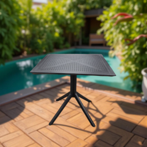 პლასტმასის მაგიდა შავი (SP912)