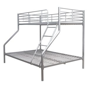 ორსართულიანი საწოლი ვერცხლისფერი 140*200-90*200 (MM949)