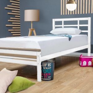 ერთადგილიანი საწოლი თეთრი 90*200 (MM936)