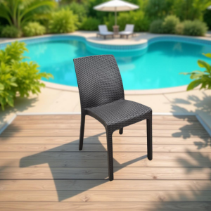 პლასტმასის სკამი ყავისფერი (SP868)