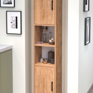 6 დონიანი მრავალფუნქციური კარადა ფიჭვის ფაქტურით 180x35 (BF-783)