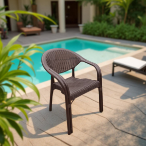 პლასტმასის სკამი ყავისფერი (SP865)