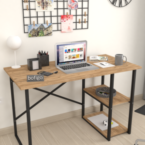 საოფისე/სამეცადინო მაგიდა ფიჭვის ფაქტურით (43)