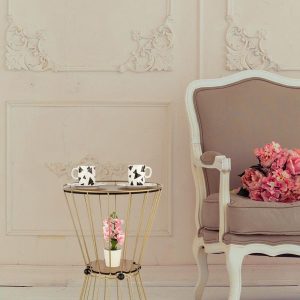 ყავის მაგიდა მეტალის ოქროსფერი (BG704)