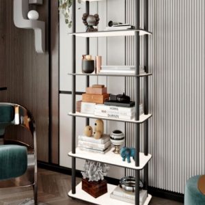 6 დონიანი თეთრი თარო (30*60) (MS814)