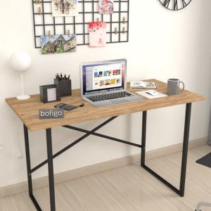 საოფისე/სამეცადინო მაგიდა (60*120) ფიჭვის ფაქტურით (456)