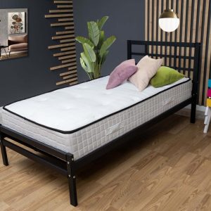 ერთადგილიანი საწოლი შავი 90*200 (MM937)