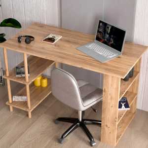 საოფისე სამეცადინო მაგიდა ორმხრივი თაროთი (MS1-A) (510)