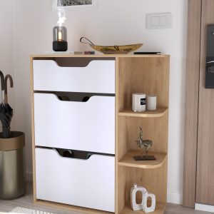 ფეხსაცმლის კარადა უჯრით და თაროებით (BF-752)