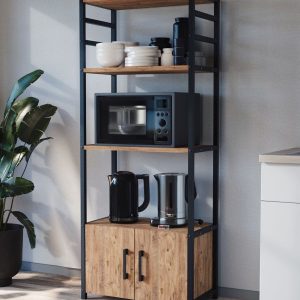 სამზარეულოს კარადა ფიჭვის ფაქტურით (BF-668)