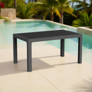 რატანის მაგიდა 90*150 ანტრაციტი (SP879)