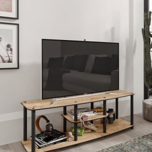 ტელევიზორის მაგიდა ფიჭვის ფაქტურით (MS726)