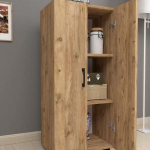 3 დონიანი მრავალფუნქციური კარადა ფიჭვის ფაქტურით (BF-769)