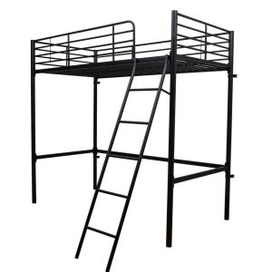 ორსართულიანი საწოლი შავი 90*200 (MM950)